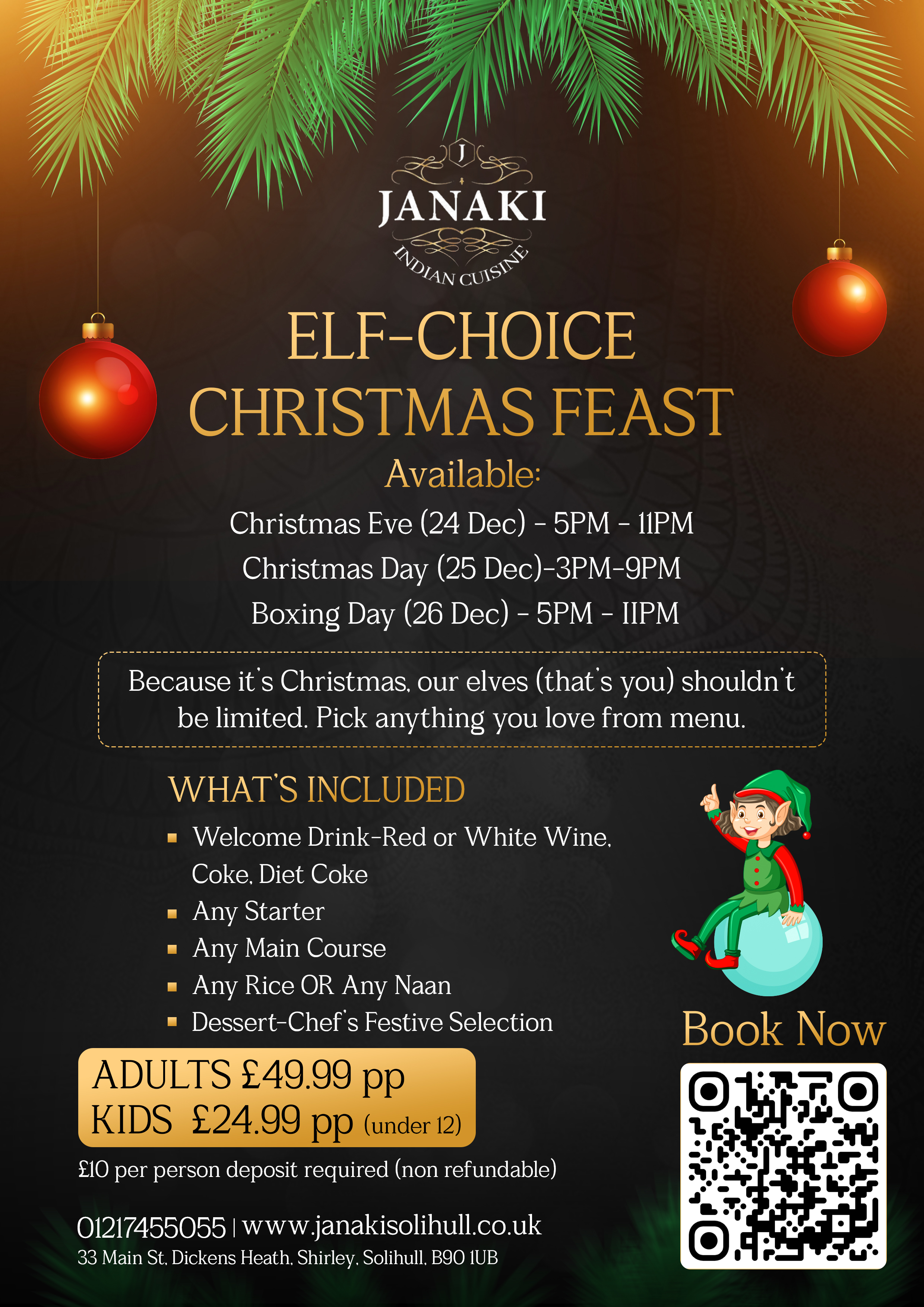 Janaki Indian Cuisine Solihull